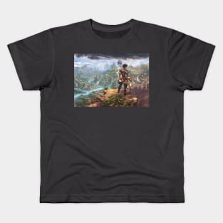 Wild Mage: Water and Stone (Legacy of the Blade) Full Wrap Kids T-Shirt